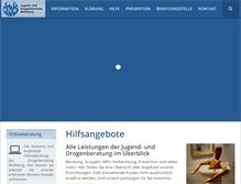 Tablet Screenshot of drogenberatung-wolfsburg.de